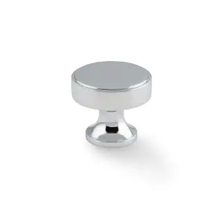 AW855-38-PC - Alexander & Wilks Havana 38mm Cabinet Knob - Polished Chrome
