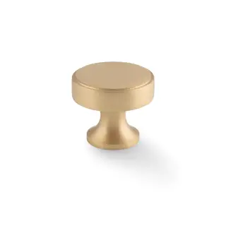 AW855-38-SB - Alexander & Wilks Havana 38mm Cabinet Knob - Satin Brass