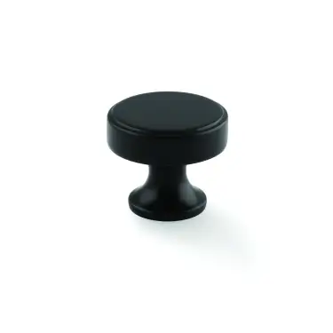 Click Here To Enlarge This Photo Of AW855-38-BL - Alexander & Wilks Havana 38mm Cabinet Knob - Black