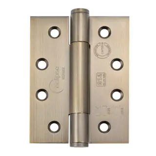 Eclipse 14329MAB Grade 14 Matt Antique Brass &lpar;SS201&rpar; Concealed Bearing Hinges 102 x 76 x 3mm