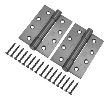 Click Here To Enlarge This Photo Of Eclipse 14329DBZ Grade 14 Dark Bronze &lpar;SS201&rpar; Concealed Bearing Hinges 102 x 76 x 3mm