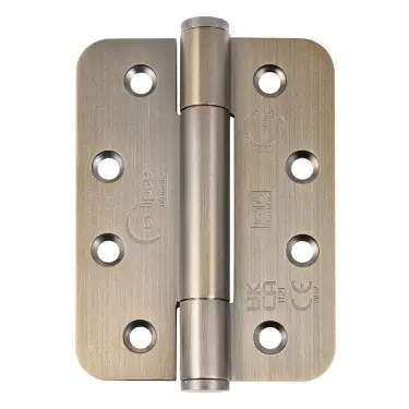 Click Here To Enlarge This Photo Of Eclipse 14332MAB Grade 14 Matt Antique Brass &lpar;SS201&rpar; Concealed Bearing Radius Hinges 102 x 76 x 3mm