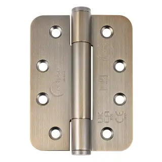 Eclipse 14332MAB Grade 14 Matt Antique Brass &lpar;SS201&rpar; Concealed Bearing Radius Hinges 102 x 76 x 3mm