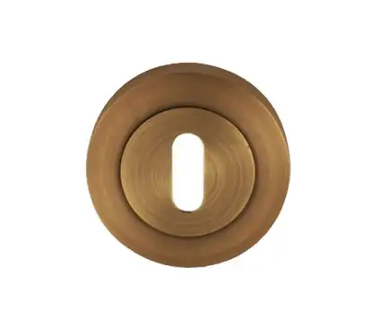 Click Here To Enlarge This Photo Of RM002AB - Zoo Hardware Rosso Maniglie Standard Profile Escutcheon - Antique Brass