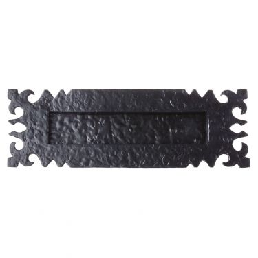 Click Here To Enlarge This Photo Of FF37 - Zoo Hardware Foxcote Foundries Ledbury Letter Plate (Black Antique) Size: 304x102mm - c/c: 235mm - Aperture: 200x40mm