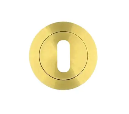 Click Here To Enlarge This Photo Of RM002SB - Zoo Hardware Rosso Maniglie Standard Profile Escutcheon - Satin Brass