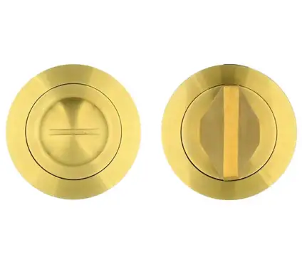 Click Here To Enlarge This Photo Of RM004SB - Zoo Hardware Rosso Maniglie Turn & Release - Satin Brass