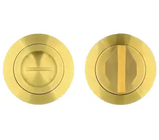 RM004SB - Zoo Hardware Rosso Maniglie Turn & Release - Satin Brass