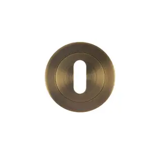ZPA002-AB - Zoo Hardware Stanza Standard Key Escutcheon - Antique Brass &lpar;Contract Range&rpar;