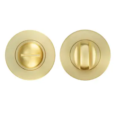 Click Here To Enlarge This Photo Of ZPA004-SB - Zoo Hardware Stanza Bathroom Turn & Release - Satin Brass &lpar;Contract Range&rpar;