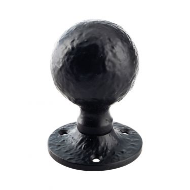 Click Here To Enlarge This Photo Of FF415M - Zoo Hardware Foxcote Foundries Ball Mortice Knobs (Unsprung) Black Antique