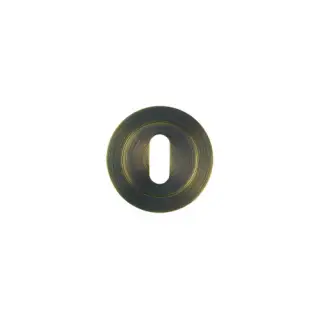 RT002-AB - Zoo Hardware Rosso Tecnica Standard Profile Escutcheon - Antique Brass