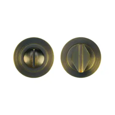 Click Here To Enlarge This Photo Of RT004-AB - Zoo Hardware Rosso Tecnica Turn and Release - Antique Brass