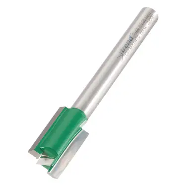 Click Here To Enlarge This Photo Of Trend C019AX1&sol;4TC Two Flute 12mm dia x 19mm &lpar;1&sol;4" Shank&rpar; Router Cutter
