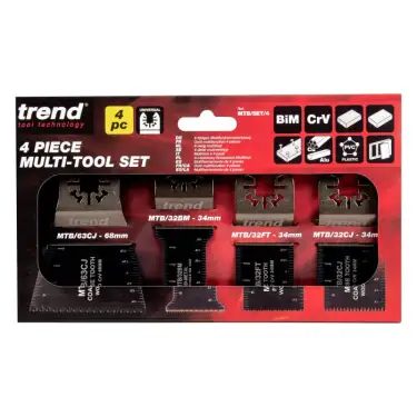 Click Here To Enlarge This Photo Of Trend MTB&sol;SET&sol;4 Universal Multi-Tool Blade Set &lpar;Pack of 4&rpar;