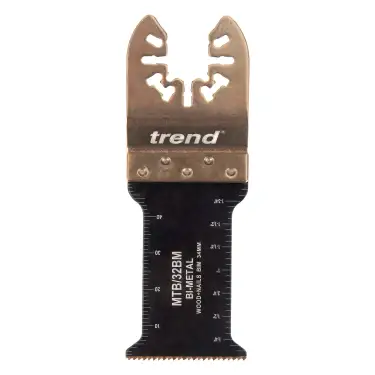 Click Here To Enlarge This Photo Of Trend MTB&sol;32BM Universal 34mm Fine Tooth Bi-Metal Multi-Tool Blades &lpar;5 Pack&rpar;