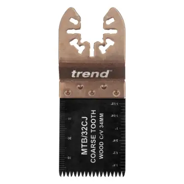 Click Here To Enlarge This Photo Of Trend MTB&sol;32CJ Universal 34mm Coarse Tooth CV Japanese Multi-Tool Blades &lpar;5 Pack&rpar;