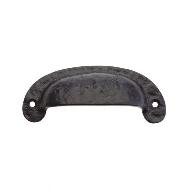 Click Here To Enlarge This Photo Of FF44 - Zoo Hardware Foxcote Foundries Drawer Pull (100mm c/c) Black Antique