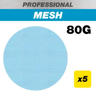 Trend AB&sol;150&sol;80P 150mm 80G Pro Mesh Random Orbital Sanding Disc &lpar;5 Pack&rpar;