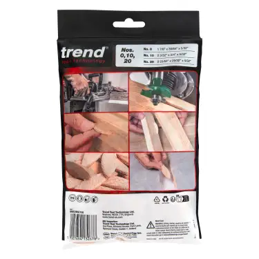 Click Here To Enlarge This Photo Of Trend BSC&sol;MIX&sol;100 Mixed Size Jointing Biscuits &lpar;100 Pack&rpar;