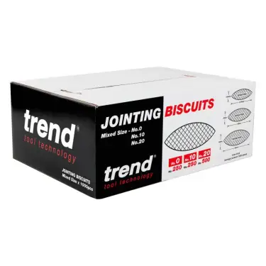 Click Here To Enlarge This Photo Of Trend BSC&sol;MIX&sol;1000 Mixed Size Jointing Biscuits &lpar;1000 Pack&rpar;