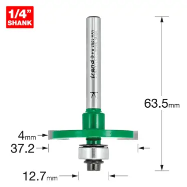 Click Here To Enlarge This Photo Of Trend C152X1&sol;4TC Biscuit Jointer Set 37&period;2mm Dia