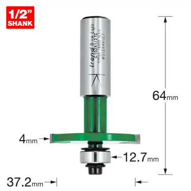 Click Here To Enlarge This Photo Of Trend C152X1&sol;2TC Biscuit Jointer Set 37&period;2mm Dia