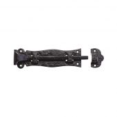 FF52 - Zoo Hardware Foxcote Foundries Plain Door Bolt 120mm - Black Antique