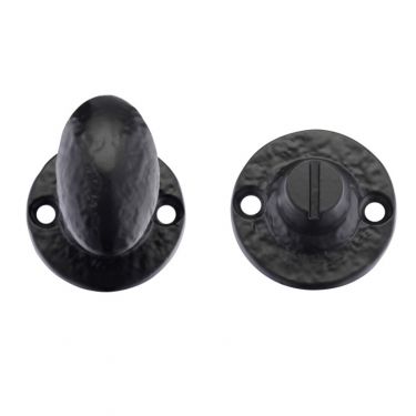 Click Here To Enlarge This Photo Of FF54 - Zoo Hardware Foxcote Foundries Turn & Release (5mm spindle) Black Antique