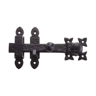 Click Here To Enlarge This Photo Of FF55 - Zoo Hardware Foxcote Foundries Gate/Door Latch - Black Antique