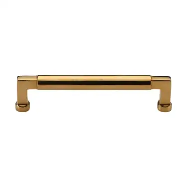 Click Here To Enlarge This Photo Of C0312 160-ULB Heritage Brass Cabinet Pull Bauhaus Design 160mm CTC Unlacquered Brass Finish