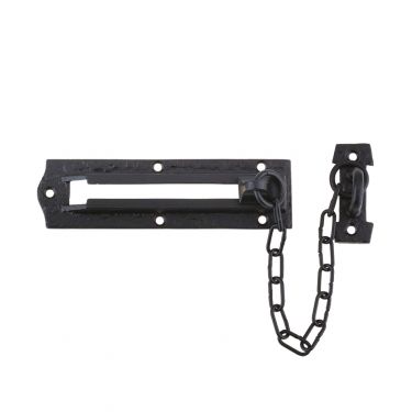 Click Here To Enlarge This Photo Of FF58 - Zoo Hardware Foxcote Foundries Door Chain - Black Antique
