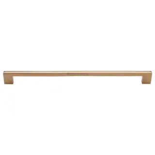 C0337 320-ULB Heritage Brass Cabinet Pull Metro Design 320mm CTC Unlacquered Brass Finish