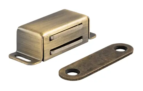 Click Here To Enlarge This Photo Of Eclipse 95593 Premium Magnetic Catch - Antique Brass