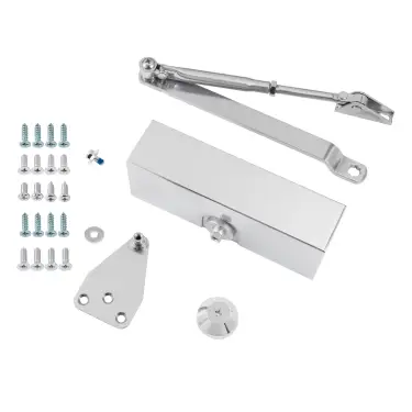 Click Here To Enlarge This Photo Of Eclipse 28788 73 Series Fixed Size 3 Overhead Door Closer - Polished Chrome