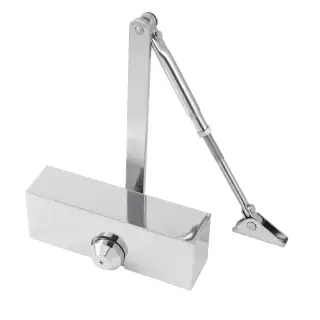 Eclipse 28788 73 Series Fixed Size 3 Overhead Door Closer - Polished Chrome