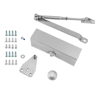 Click Here To Enlarge This Photo Of Eclipse 28789 73 Series Fixed Size 3 Overhead Door Closer - Satin Nickel