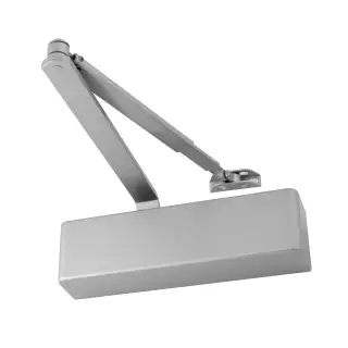 Eclipse 28835 83 Series Adjustable Size 2-4 Overhead Door Closer - Silver