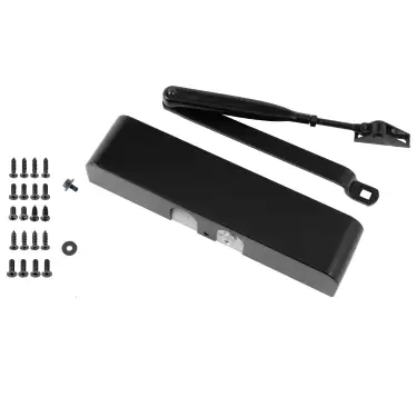 Click Here To Enlarge This Photo Of Eclipse 28837 83 Series Adjustable Size 2-4 Overhead Door Closer - Matt Black