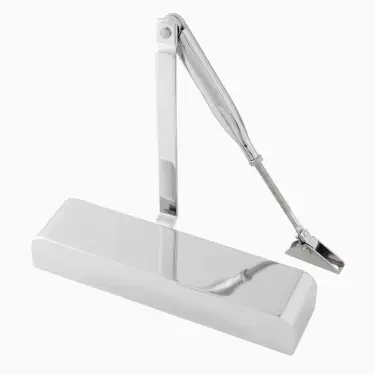 Click Here To Enlarge This Photo Of Eclipse 28838 83 Series Adjustable Size 2-4 Overhead Door Closer - Polished Chrome
