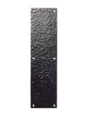 FF75 - Zoo Hardware Foxcote Foundries Finger Plate (292mm x 75mm) Black Antique