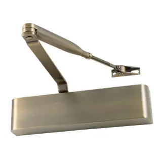 Eclipse 28841 83 Series Adjustable Size 2-4 Overhead Door Closer - Matt Antique Brass