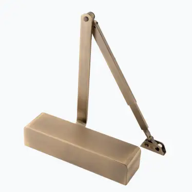 Click Here To Enlarge This Photo Of Eclipse 28982 93 Series Adjustable Size 2-4 Overhead Door Closer with Backcheck - Matt Antique Brass