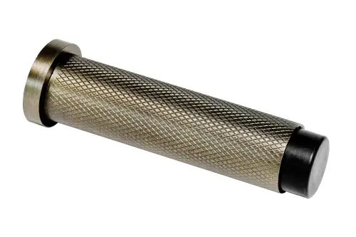 Click Here To Enlarge This Photo Of Eclipse 63745 76mm Knurled Door Stop - Matt Antique Brass