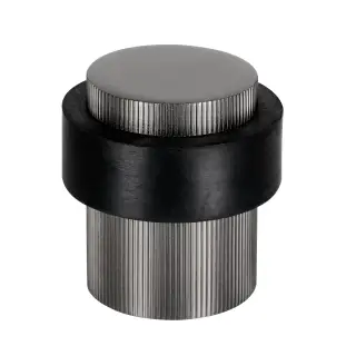 Eclipse 63776 30mm Linear Knurled Floor Door Stop - Dark Bronze