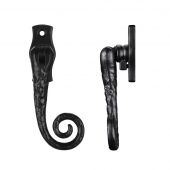FF83L - Zoo Hardware Foxcote Foundries Lockable Monkey Tail Fastener (Left Hand) Black Antique