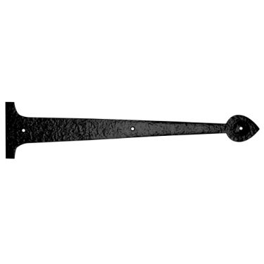 Click Here To Enlarge This Photo Of FF87 - Zoo Hardware Foxcote Foundries 18" (457mm) Hinge Fronts - Black Antique (to be used in conjunction with ordinary hinges)