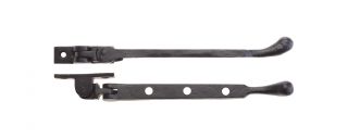FF91A - Zoo Hardware Foxcote Foundries Bulb End Casement Stay - 8" Black Antique