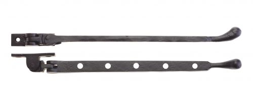Click Here To Enlarge This Photo Of FF91C - Zoo Hardware Foxcote Foundries Bulb End Casement Stay - 12" Black Antique