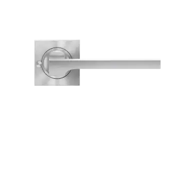 Click Here To Enlarge This Photo Of ER57Q S9 71 - Karcher Design Soho Square 3-Piece Rose KD Comfort Privacy Lever Set - Satin Stainless Steel &lpar;Sprung&rpar;
